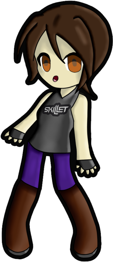 Fangirl Skillet Band By Naty The Puppet - Cartoon (894x894)