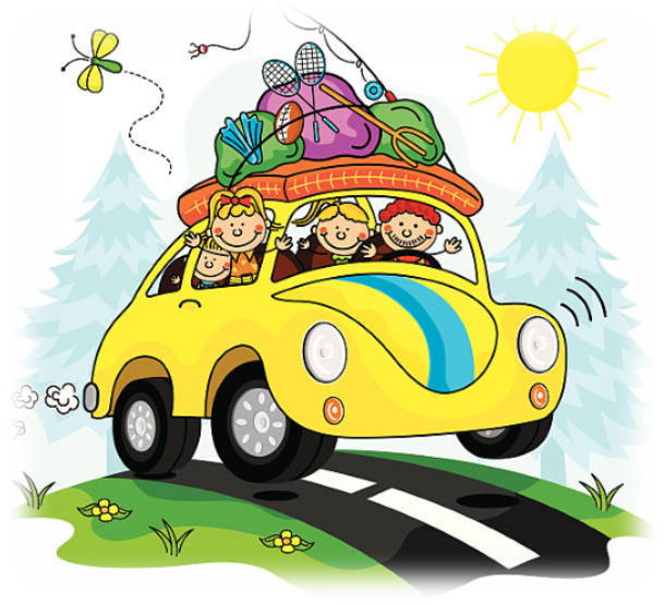 So, Grab The Kids And Take A Road Trip Have Fun - Road Trip Dessin (610x555)