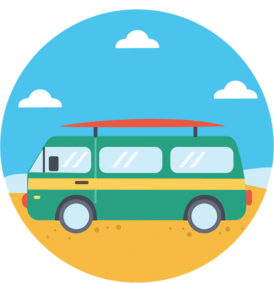 Set 3 Road Trip - Portable Network Graphics (540x558)