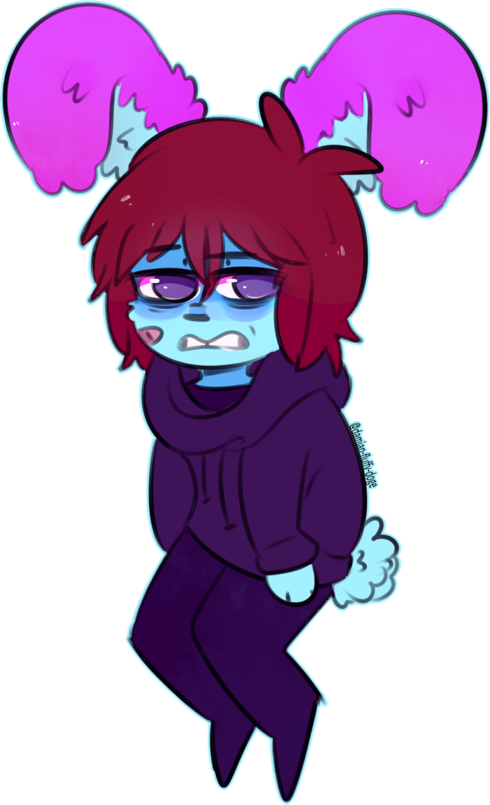 Stressed Out By Damian Fluffy Doge - Cartoon (697x1146)