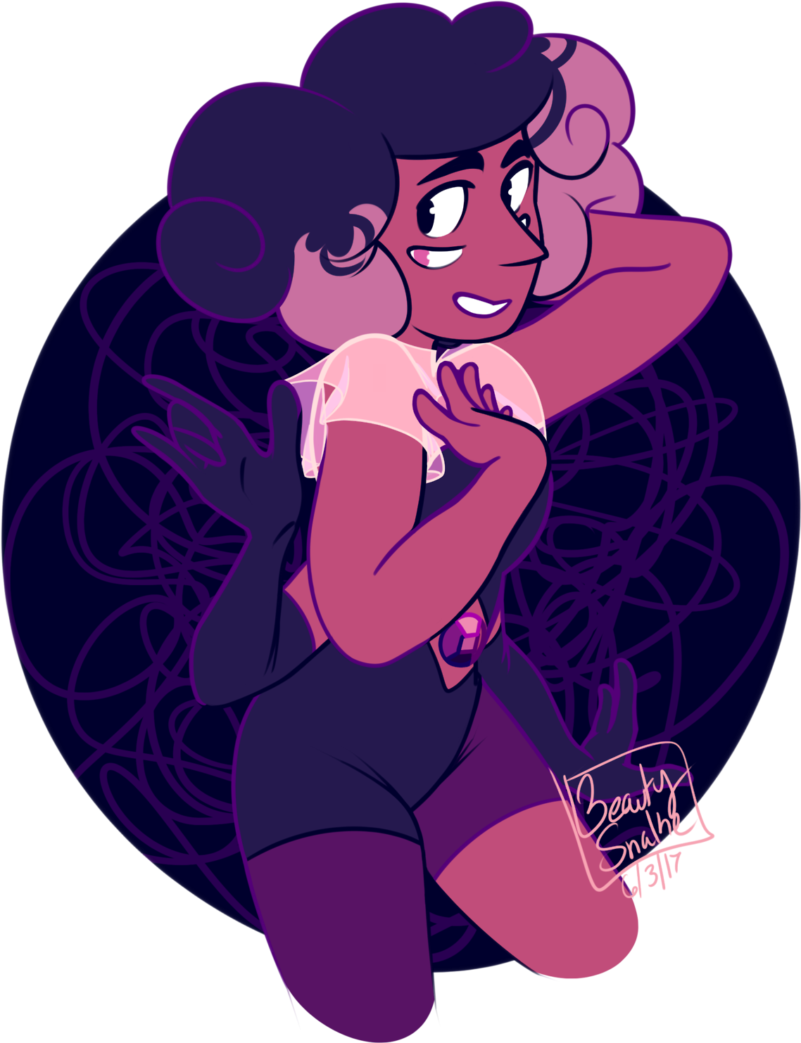 Someone Help This Stressed Out Mom - Rhodonite Fan Art (1280x1553)