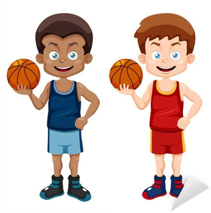 Illustration Of Cartoon Basketball Player Sticker • - Basketball Player Cartoon (400x400)