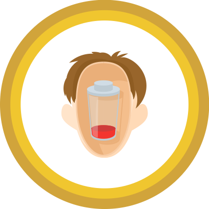 Stress Affects Your Health In Many Ways - Vector Graphics (408x408)