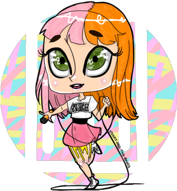 Smol Bean Hayley Williams Bc I Was Stressing Out Too - Illustration (500x500)