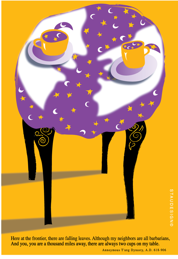 Two Cups Postcard-best Of Print Magazine - Two Cups Postcard-best Of Print Magazine (1000x1000)