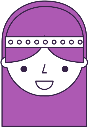 Woman Hippie Lifestyle Character - Cartoon (550x550)