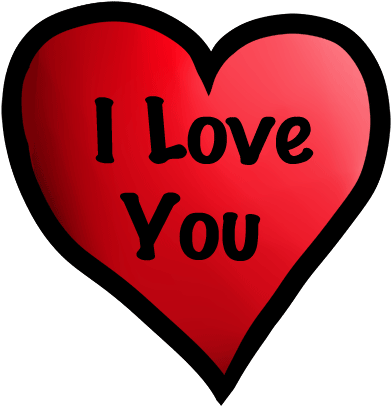 Valentines Day Design With Love You Text Quote In Multiple - Love Heart (407x416)