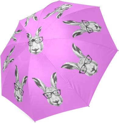 Interestprint Stylish Bunny Rabbit Hippie Pastel Goth - Designart Pt13187-3pv Funny Rabbit With Sunglasses (500x500)