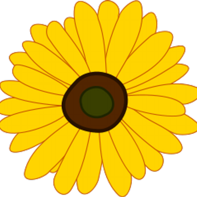 Corinna Rose - Sunflower Clipart (400x400)