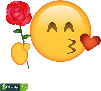 Whatsapp smiley kussmund