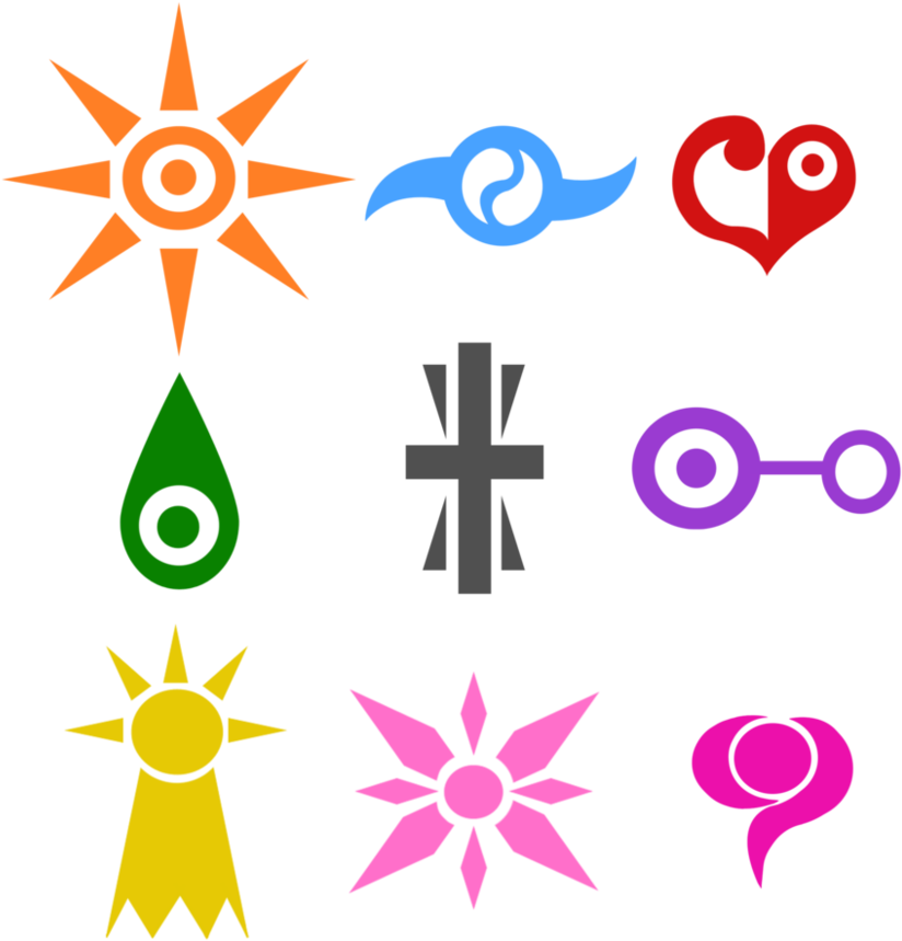 Digimon Crests By Aileen-rose - Digimon Crests (875x914)