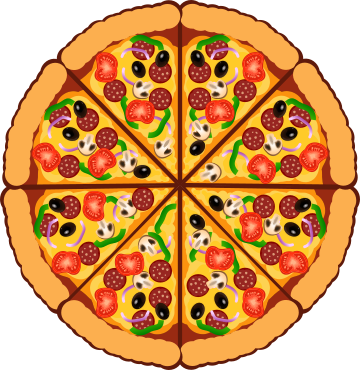 Eighth - Pizza In 8 Slices (360x370)