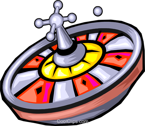 Roulette Wheel Royalty Free Vector Clip Art Illustration - A2 Psychology Aqa Specification A - Student Workbook (480x417)