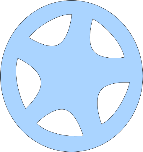 Wheel Clip Art At Clker - Clip Art (600x513)