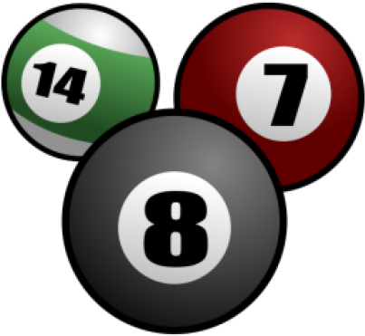 Billiards Clipart Transparent - Pool Table Balls Clip Art (640x480)