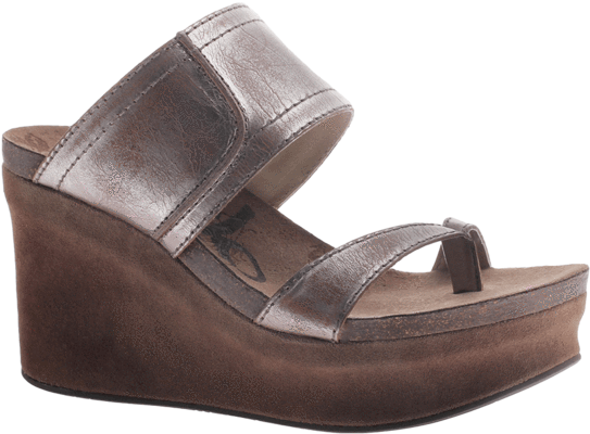 Vintage Shoes For Women - Brookfield In Pewter Wedge Sandals | Women's Shoes (600x600)