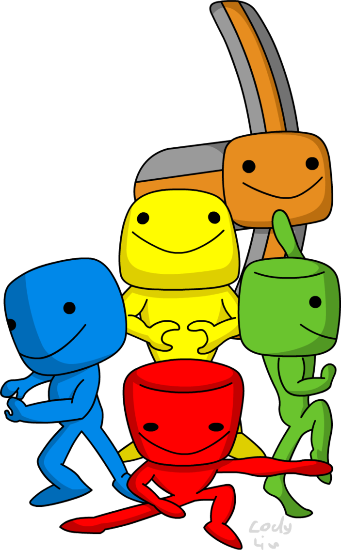 Team Big Head By Codster76 - Cartoon (703x1135)