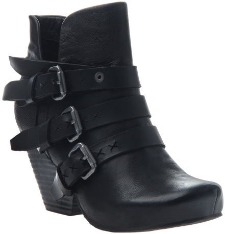 Lasso In Pecan Ankle Boots- Https - Otbt Women's Lasso Bootie, Size: 7, Black Leather (602x602)