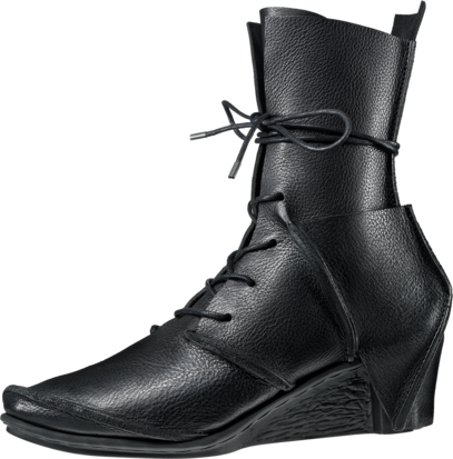 Skulptur Black Leather Boots By Trippen - Shop (407x413)