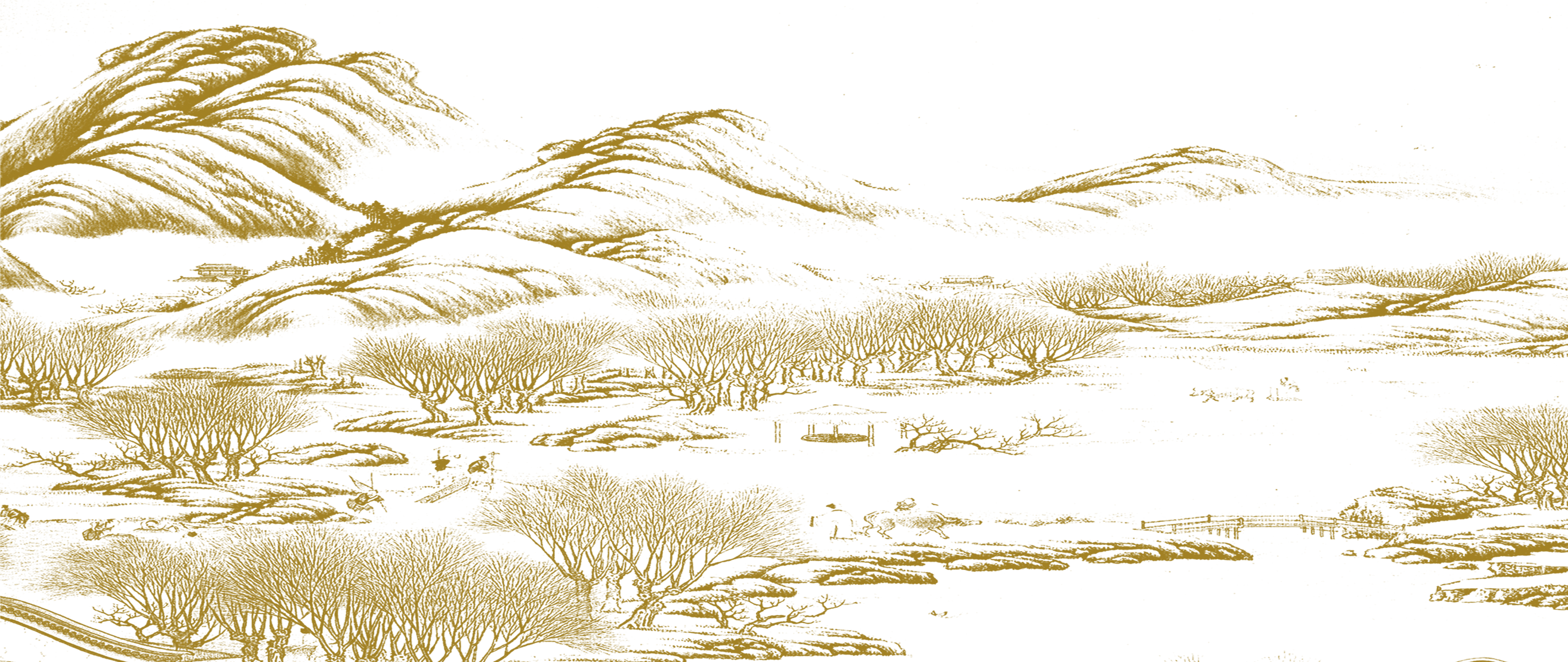 China Drawing Landscape Painting - 素描 風 (5906x2952)