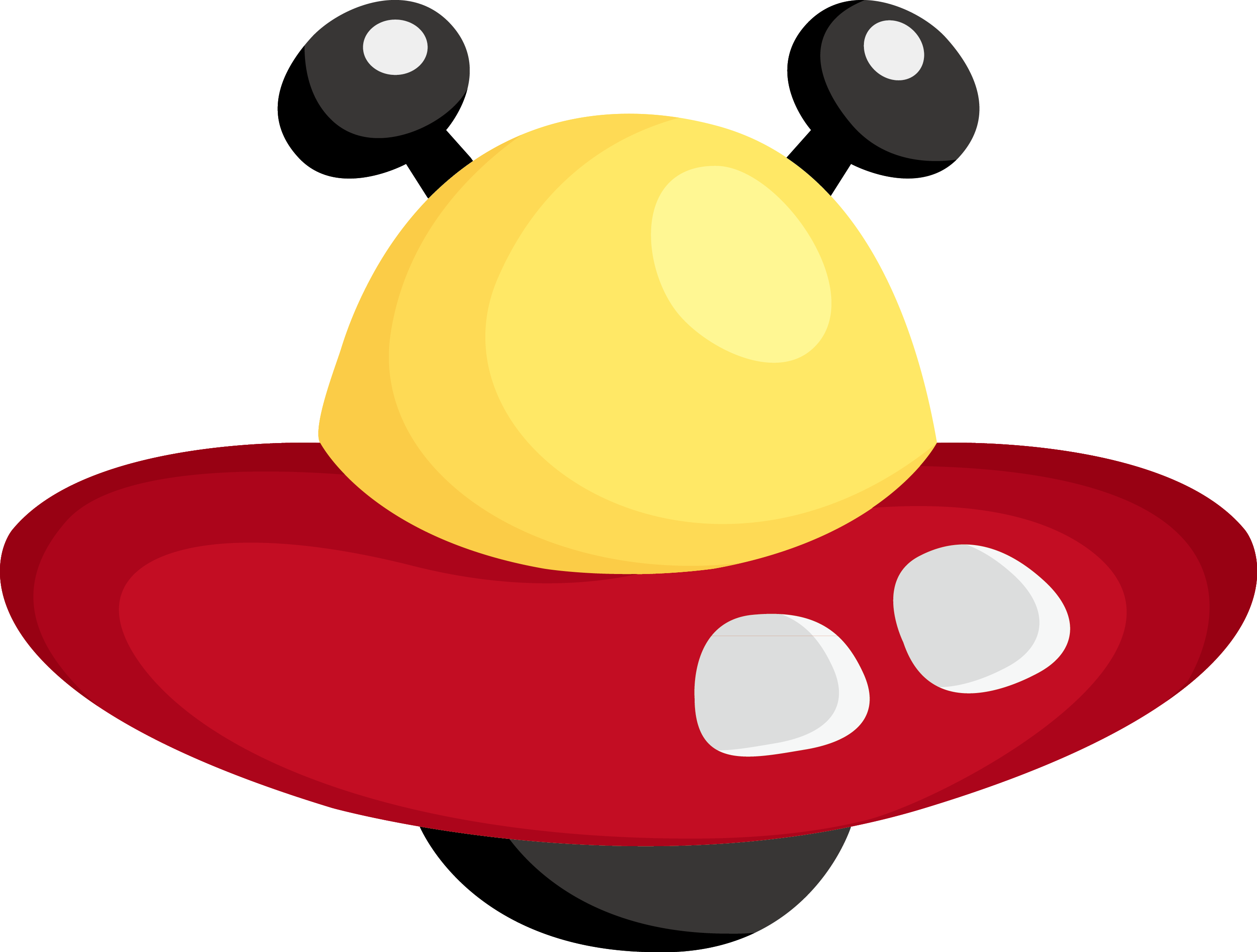 Unidentified Flying Object Cartoon Flying Saucer - Cartoon Ufo (2955x2239)