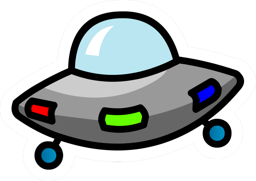 Unidentified Flying Object Flying Saucer Clip Art - Club Penguin Ufo Pin (900x637)