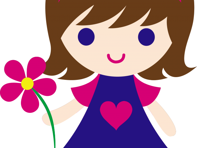 Young Girls Cliparts - Clip Art Of A Girl (640x480)