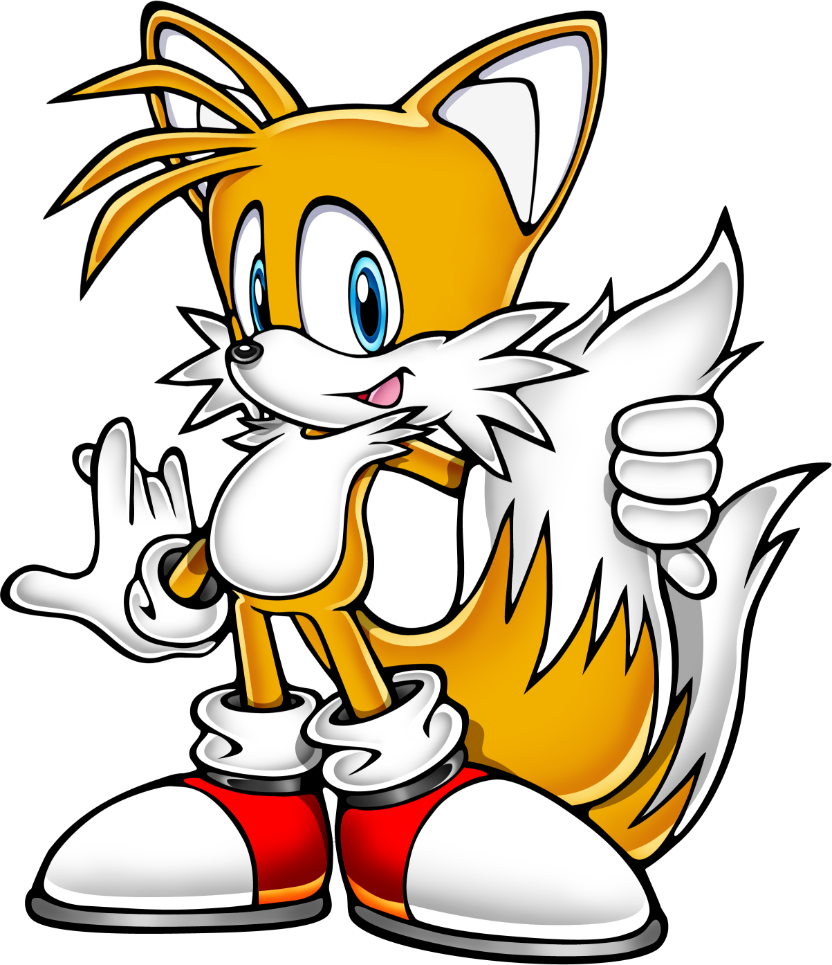 Drawn Spheric Fox - Sonic Adventure 2 Tails (2554x3029)