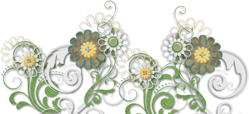 Border Flowers Best Borders Floral Design - Flower (800x367)