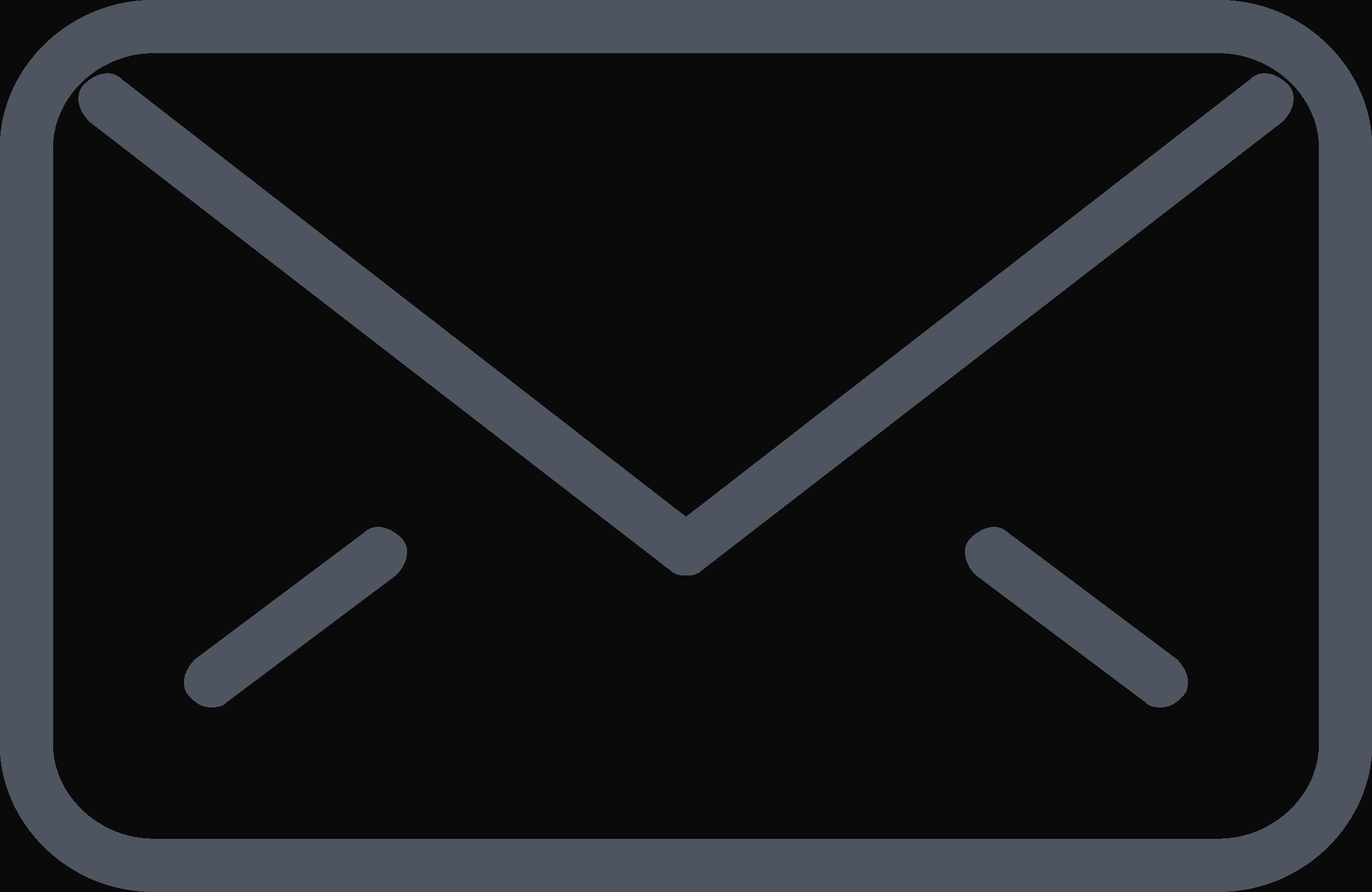 Clipart Email Icon Clipart - Email Icon Clear Background (2400x1561)