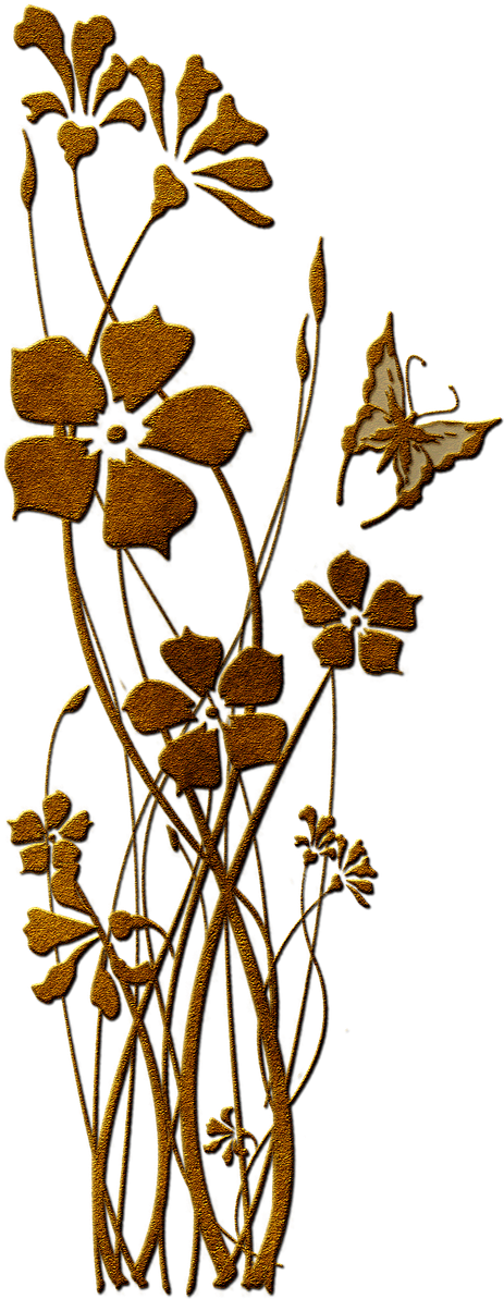 Flowers Ornament Rust Hoe Png Image - Girls' Night Out / Invitation Card (804x1280)