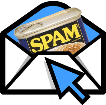Email Clipart - Spam Email Icon (350x344)