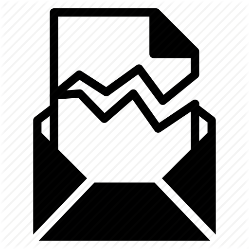 Email Icons Broken - Pdf And Email Icon (512x512)