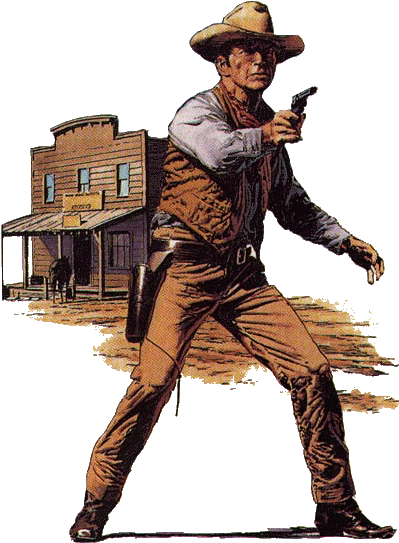 Cowboy Cartoon Download In Png Format - Cowboy Png (400x549)