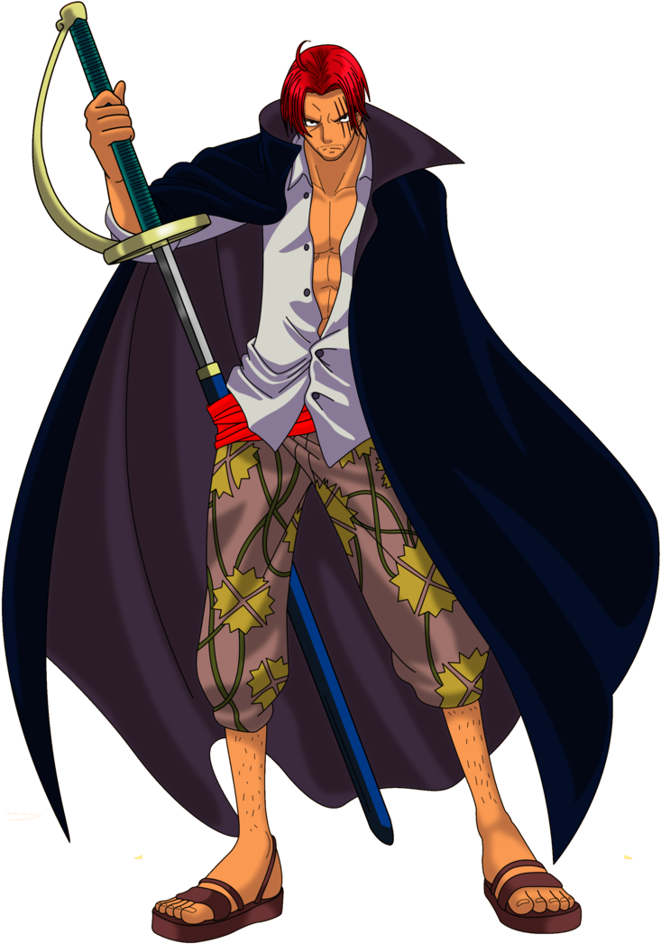Shanks Monkey D - One Piece Shanks Png (755x1059)