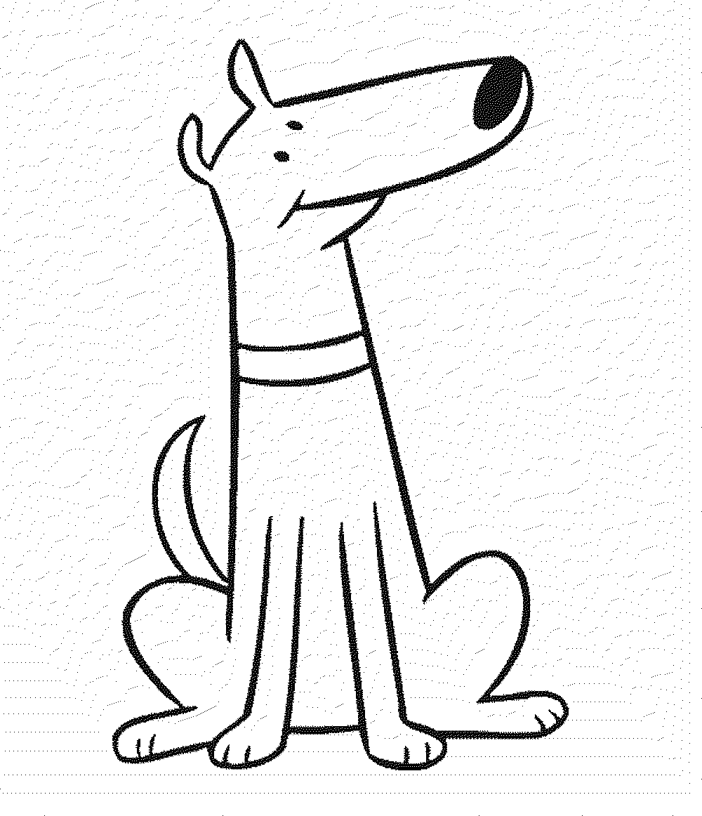 28 Collection Of Biscuit The Dog Coloring Pages - Child (1000x1162)