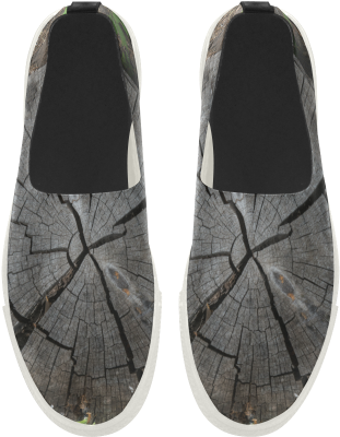 Dried Tree Stump Apus Slip-on Microfiber Men's Shoes - Slip-on Shoe (500x500)