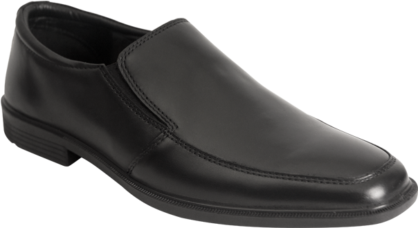 Pair With Box - Black Casual Mens Dress Shoes (649x495)