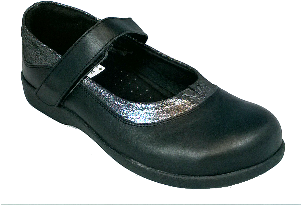 Slip-on Shoe Walking Black M - Slip-on Shoe (600x600)