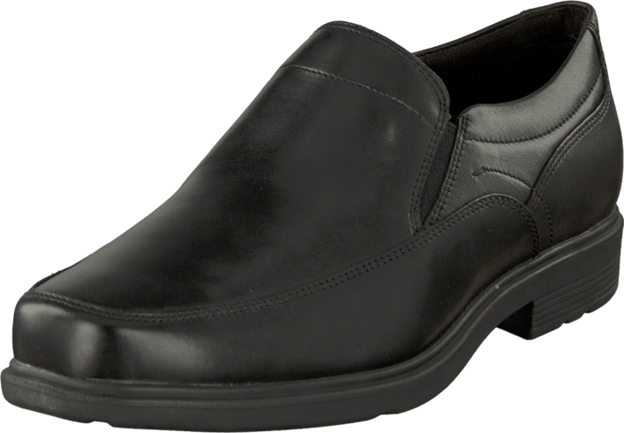 Simple And Elegant Mens Rockport Style Tip Slipon Black - Shoe (705x489)