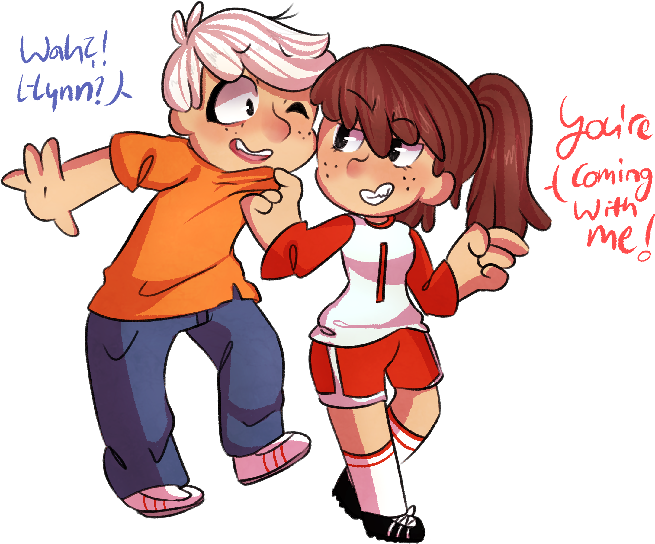 After Practice Fun With Lynn And Lincoln By Codyhobgood27 - Lincoln Loud X Lynn (2300x2000)