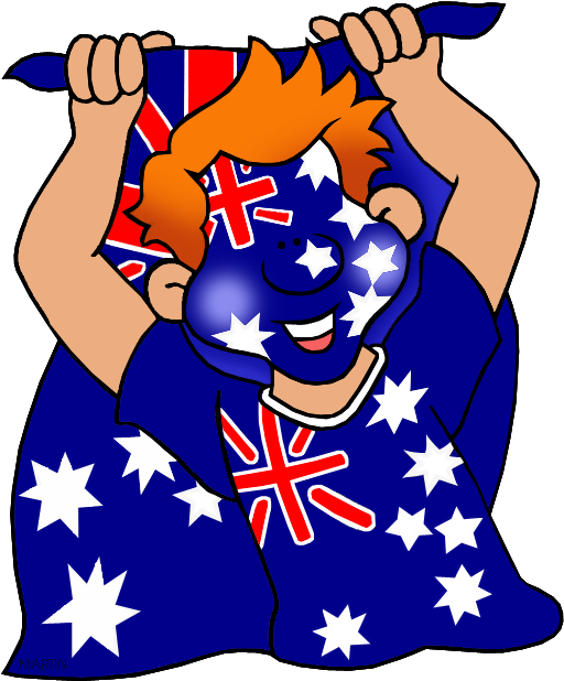 Aussie Celebrations - Australia Day Clip Art (564x648)