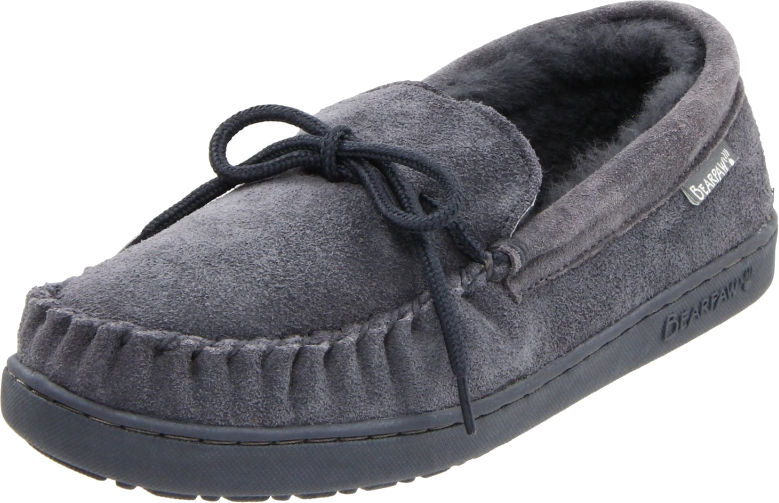 Bearpaw Men' Moc Ii Slip-on Gray - Bearpaw Men's Moc Ii Moccasin (9.5 D(m) Us, Charcoal) (779x503)