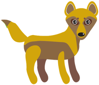 Animals Of Australia - Dingo Clipart Png (440x399)