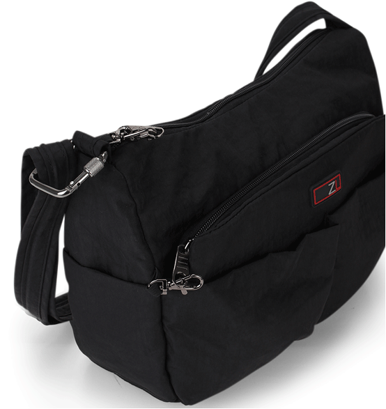 Frustrate Pickpockets With Zipper Security Using Fixed - Anti Theft Crossbody Shoulder Bag (600x600)