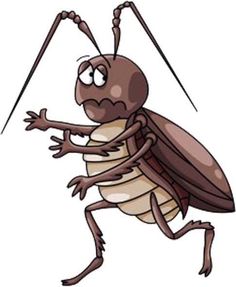 Cockroach Cartoon Clip Art - Cartoon Cockroach (750x750)