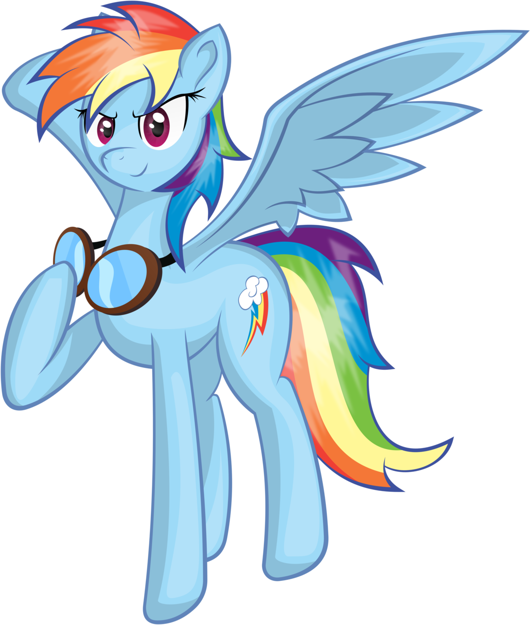 Rainbow Dash Pony Mammal Fictional Character Vertebrate - Rainbow Dash (1280x1280)