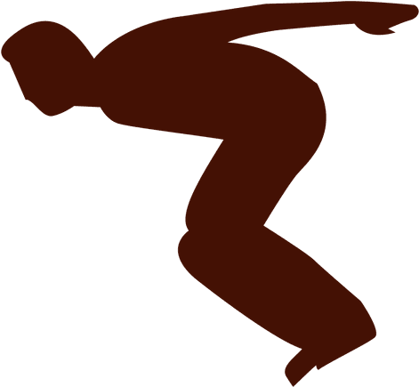 Parkour Jumper Start Transparent Png - Silhouette (512x512)