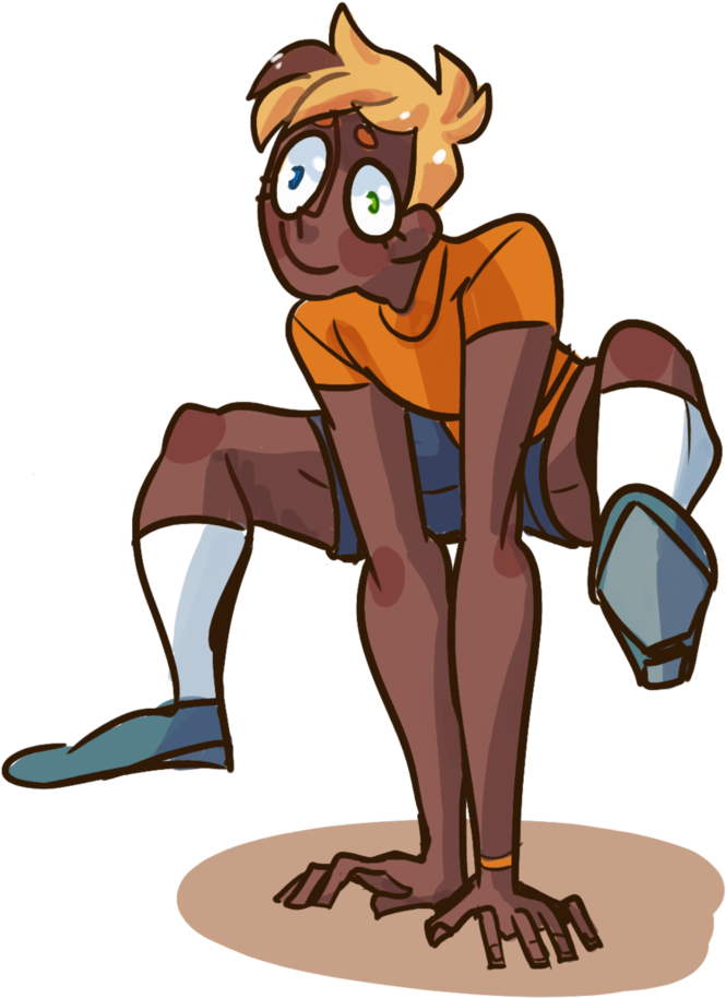 Parkour By Neomints - Cartoon (778x1028)