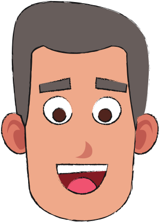 Grandfather Face Cartoon - Cartoon (550x550)